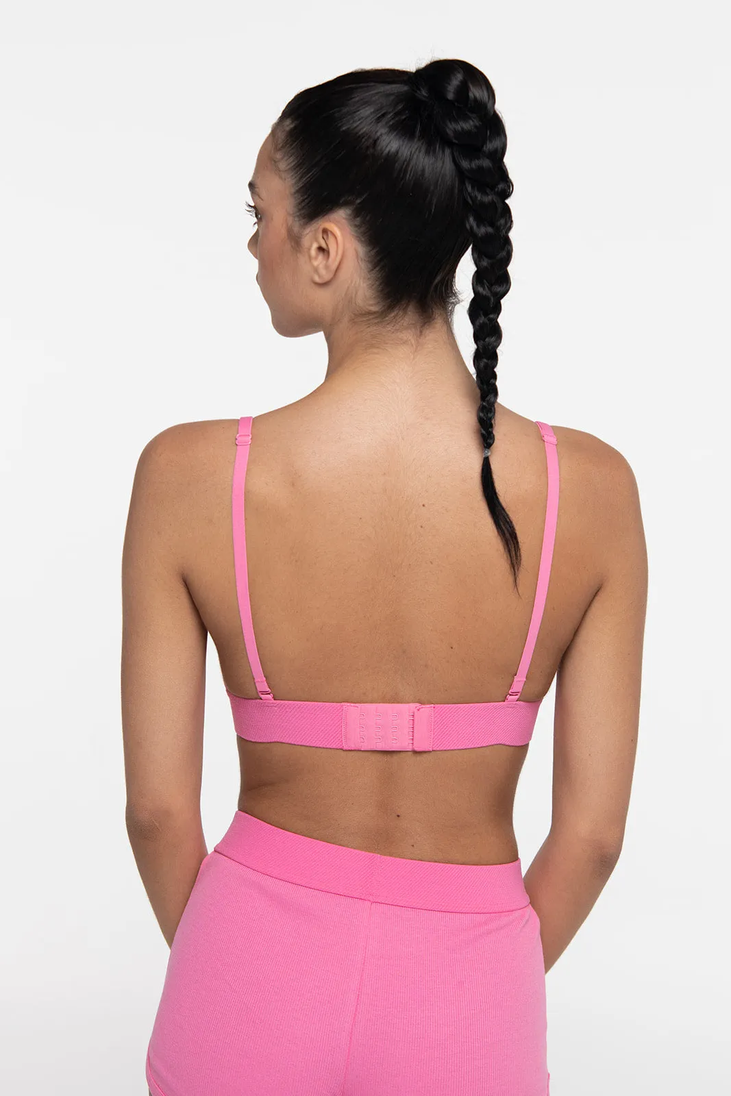 Miami Brief + Miami Crop Matching Set - Pink - BUNDLE AND SAVE sold by nat v basics product image thumbnail 4