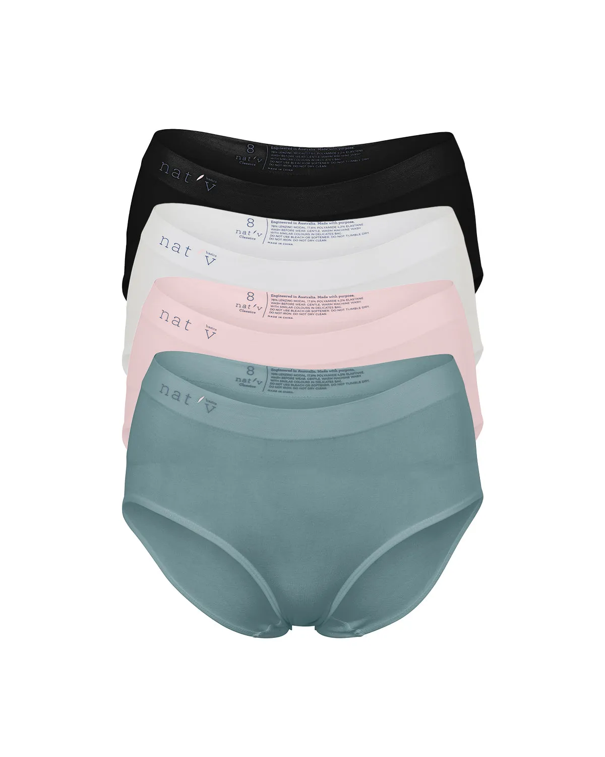The Classic Brief Encounter 4 Brief Bundle sold by nat v basics
