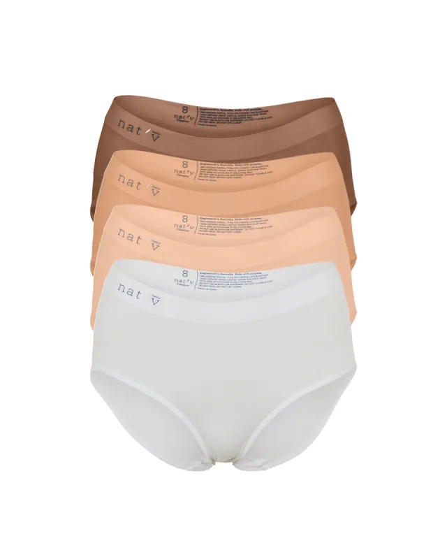 Nudes Classic 4 Brief Bundle sold by nat v basics