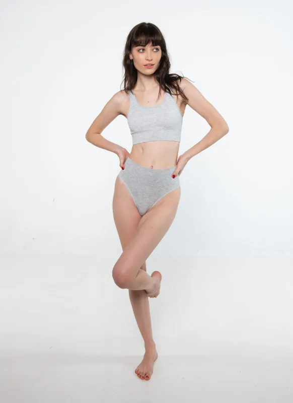 ChiChi G String Marle Grey sold by nat v basics