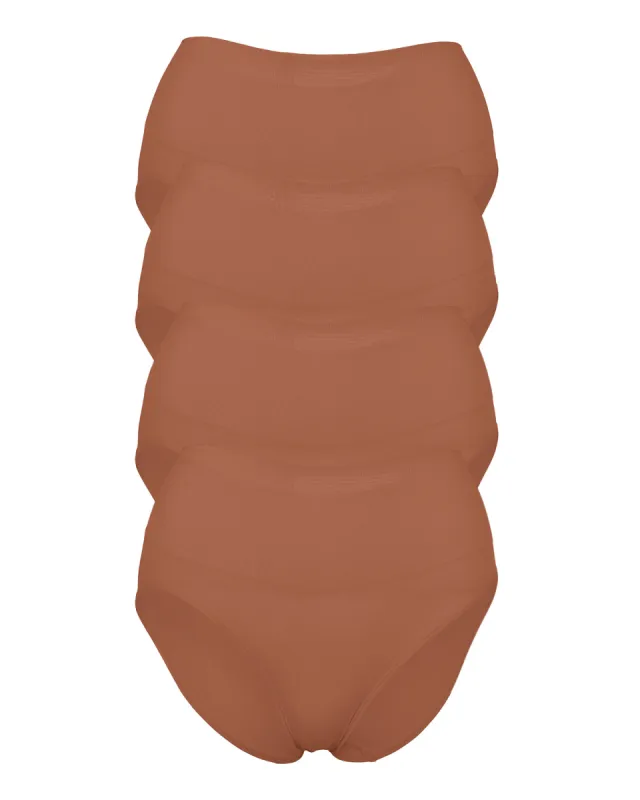 Natv ChiChi Brief 4 Set Orange sold by nat v basics