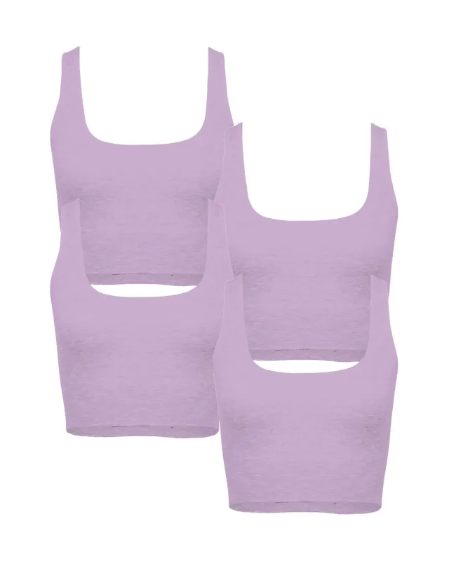 The Basic 4 Crop Bundle  - Orchid sold by nat v basics