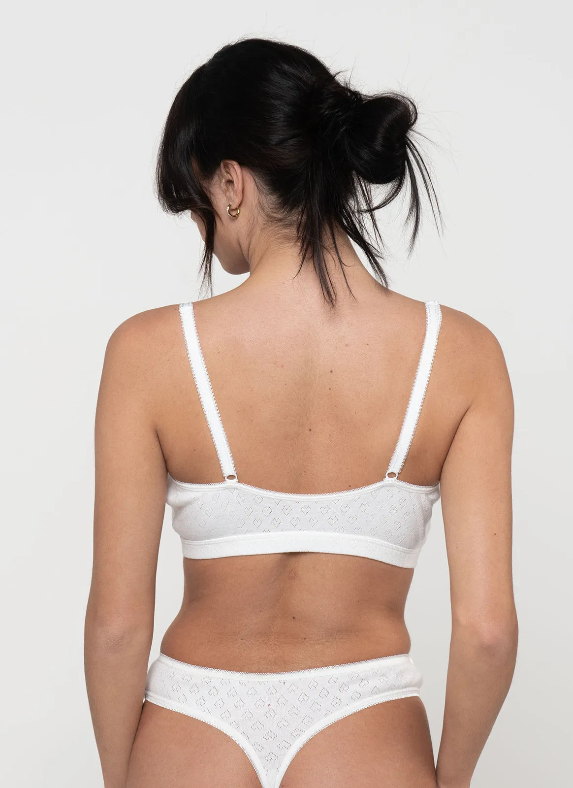 HALO BRALETTE - 100% ORGANIC COTTON sold by nat v basics product image thumbnail 3