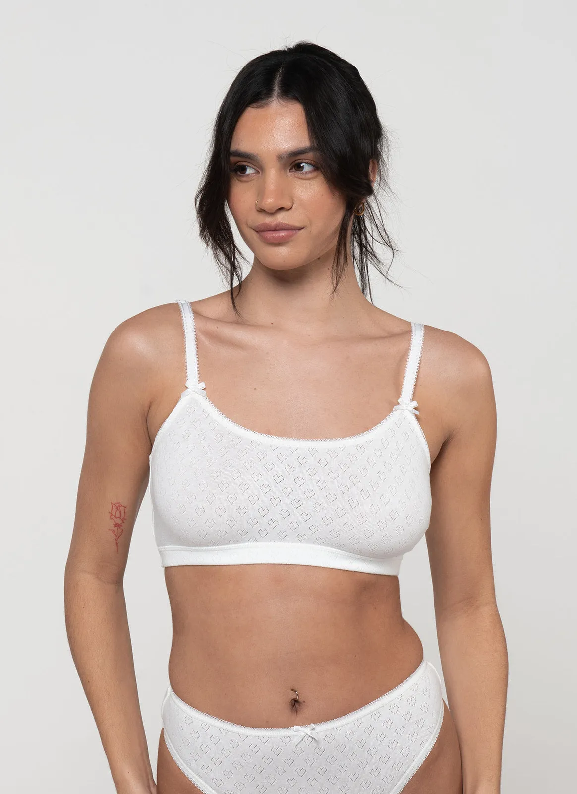 HALO BRALETTE - 100% ORGANIC COTTON sold by nat v basics