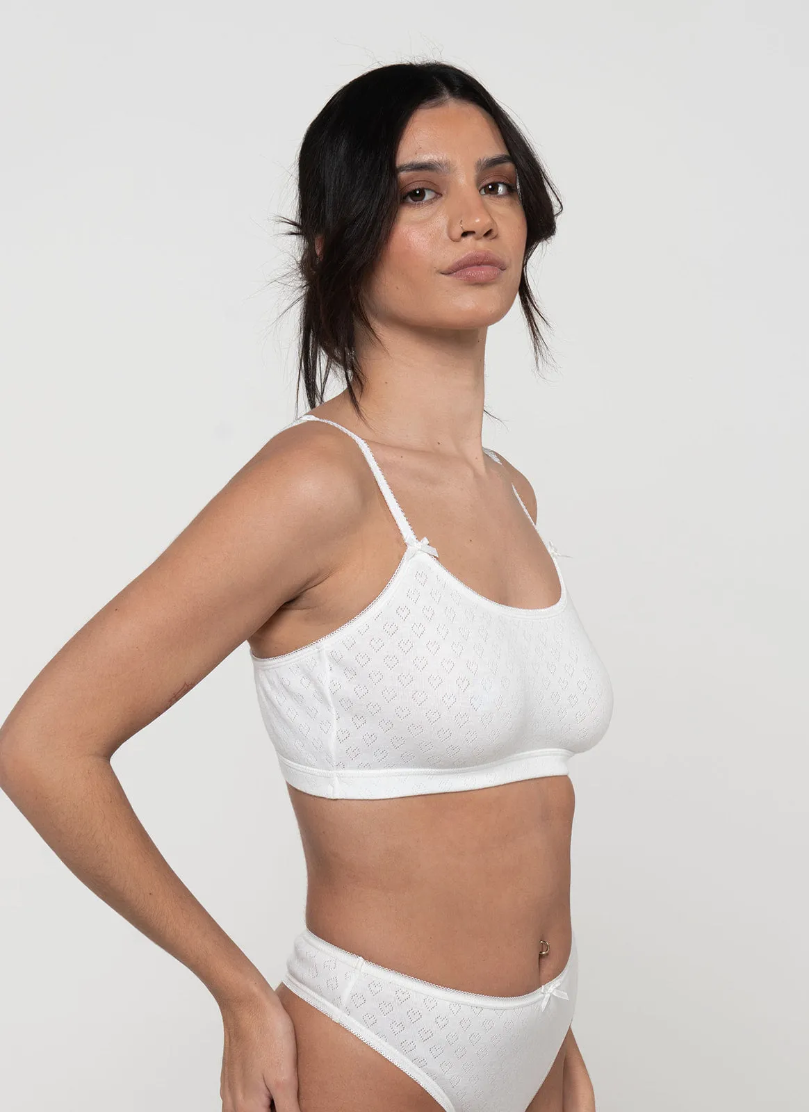 HALO BRALETTE - 100% ORGANIC COTTON sold by nat v basics product image thumbnail 2