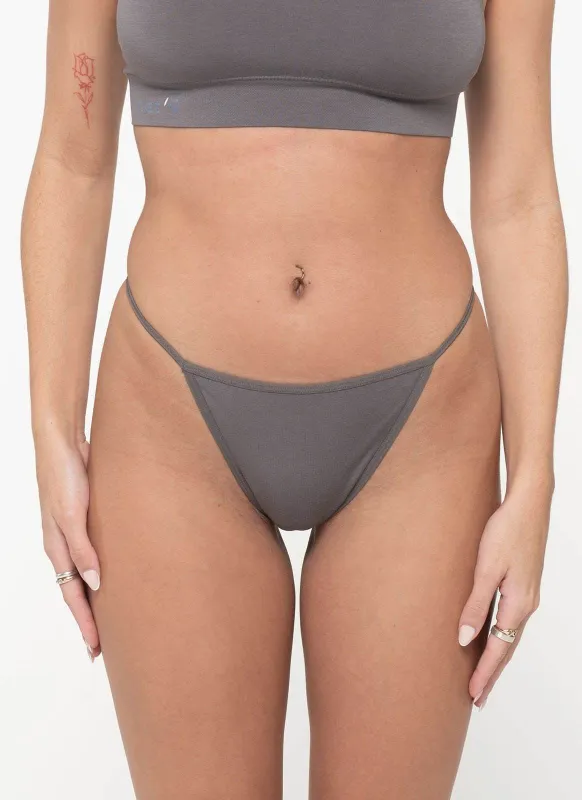 ITS A G STRING - SLATE sold by nat v basics