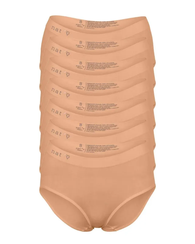 CLASSIC BRIEF 7 PACK - BEECH made by nat v basics