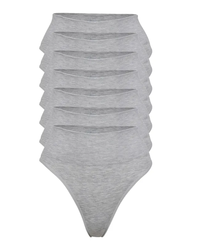 ChiChi G String 7 Set Marle Grey sold by nat v basics