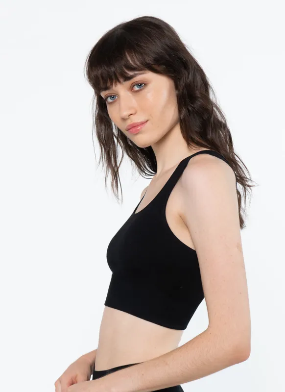 Cheeky G + Racer Crop Black sold by nat v basics