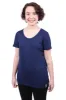 Round Neck T-shirt, Womens Navy sold by Etiko
