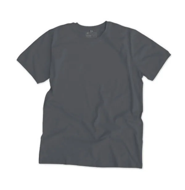 Round Neck T-shirt, Unisex Charcoal sold by Etiko product image thumbnail 5