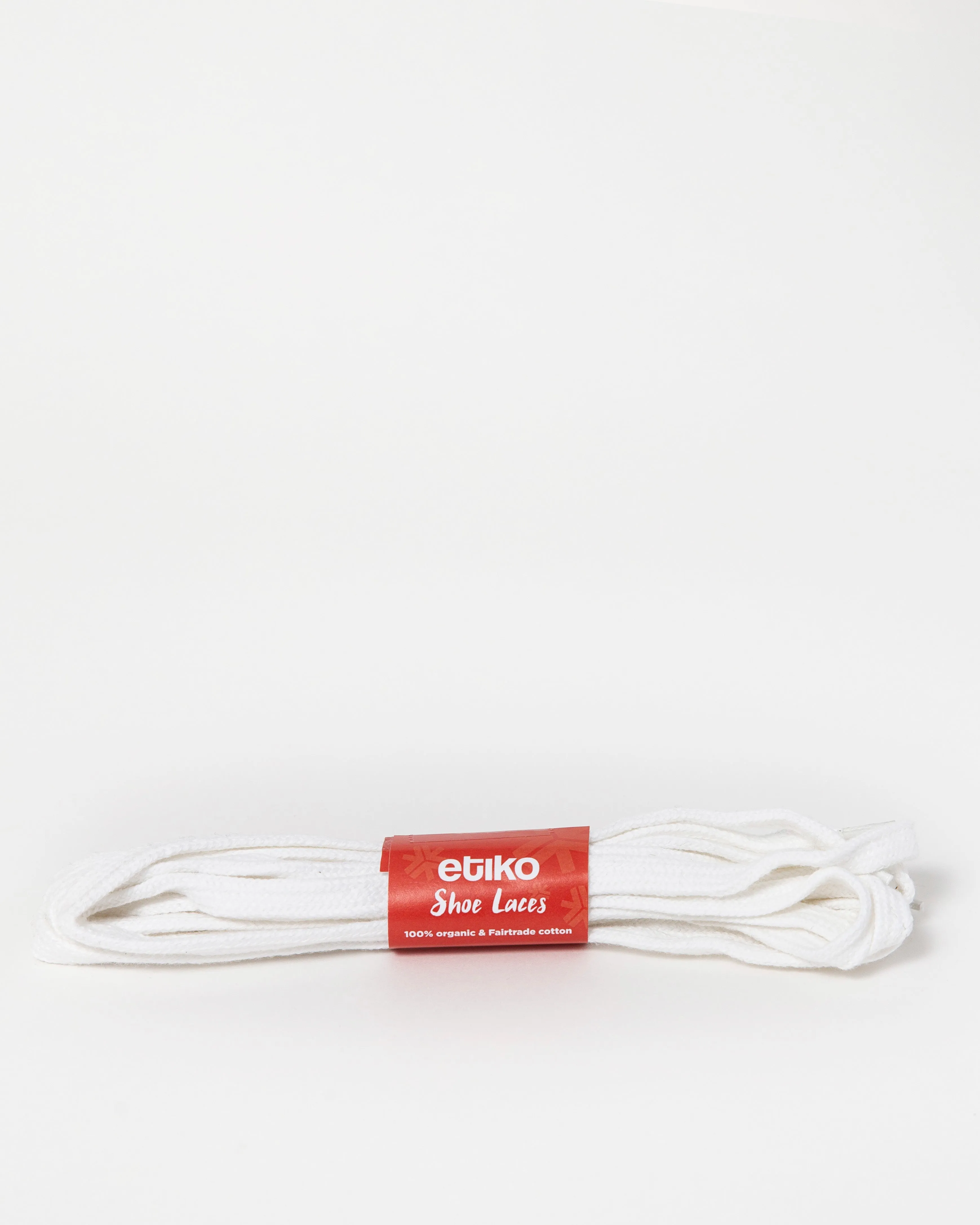 Laces, High Top White (180 cm) sold by Etiko