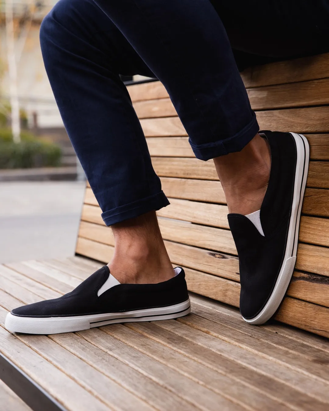 Slip Ons, Black & White sold by Etiko product image thumbnail 3