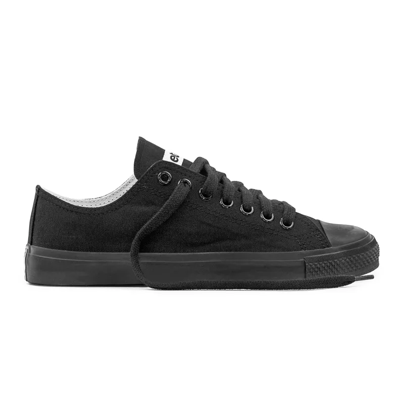 Low Cut Sneakers, All Black sold by Etiko