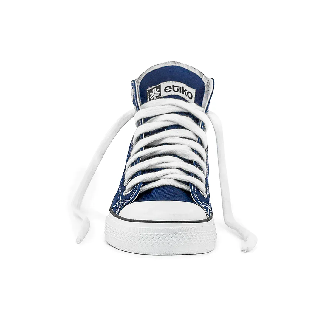 High Top Sneakers, Blue & White, CLEARANCE STOCK sold by Etiko product image thumbnail 4