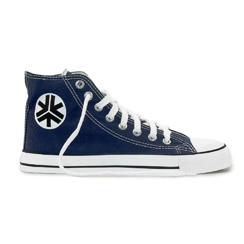 High Top Sneakers, Blue & White, CLEARANCE STOCK sold by Etiko