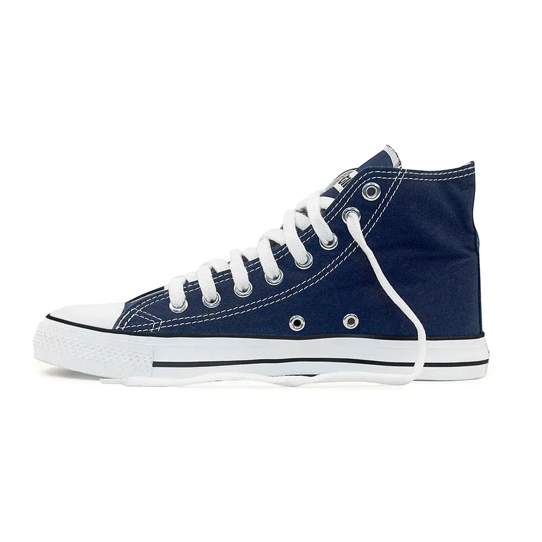 High Top Sneakers, Blue & White, CLEARANCE STOCK sold by Etiko product image thumbnail 2