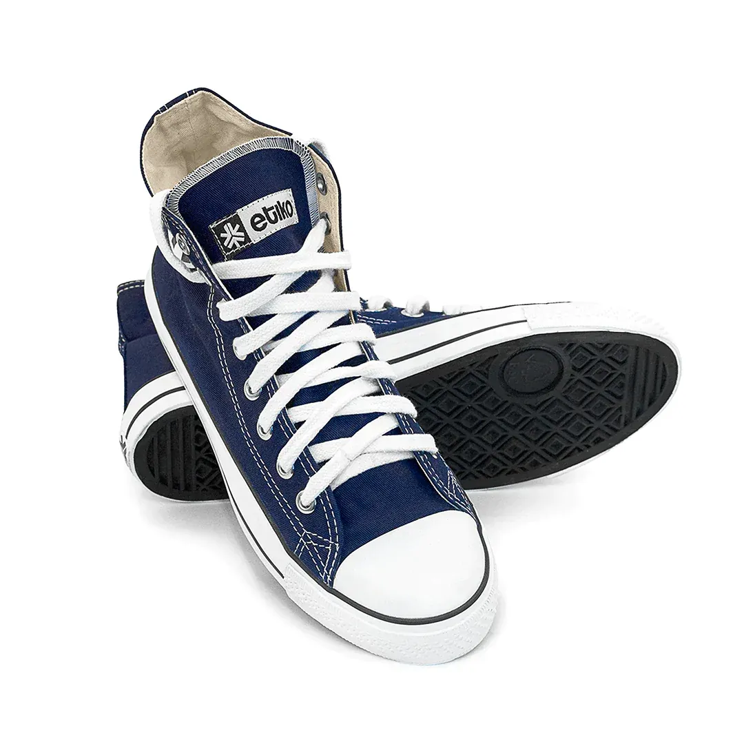 High Top Sneakers, Blue & White, CLEARANCE STOCK sold by Etiko product image thumbnail 5