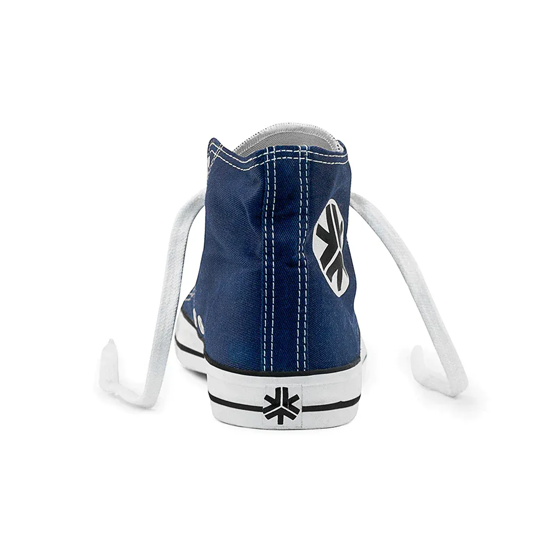 High Top Sneakers, Blue & White, CLEARANCE STOCK sold by Etiko product image thumbnail 3