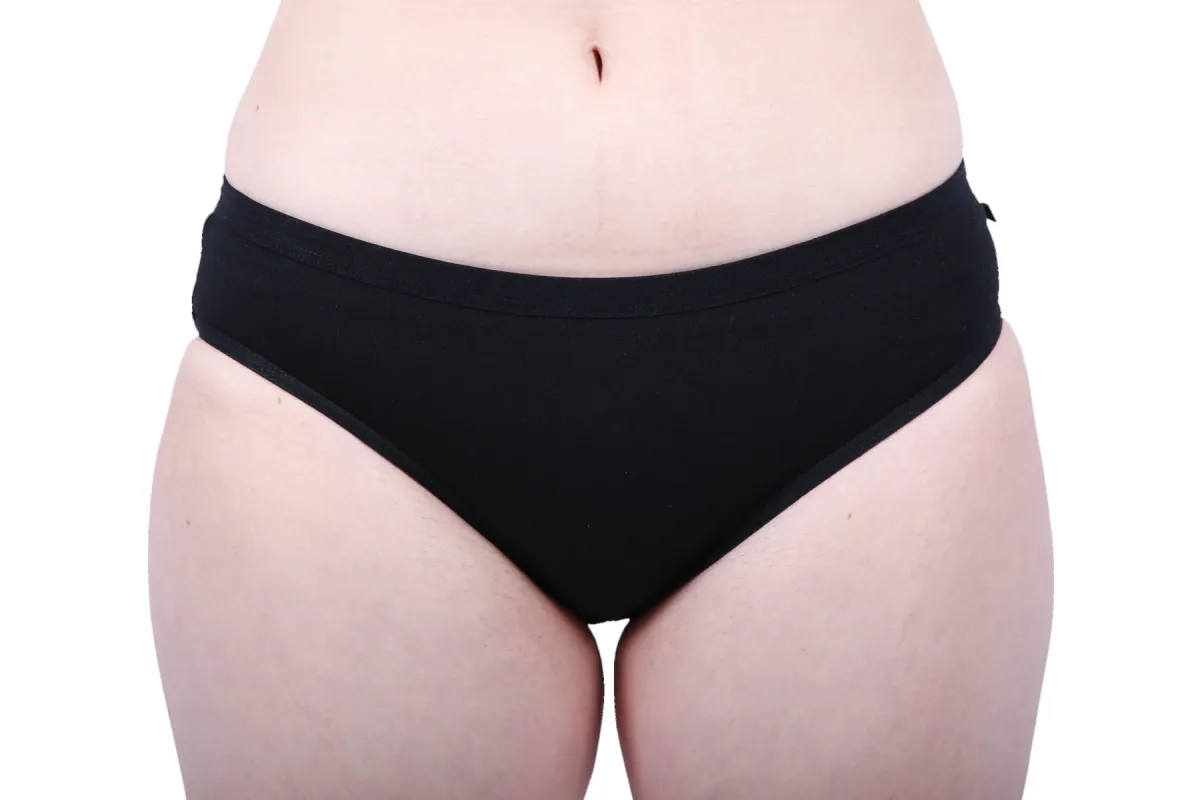 Bikini Underwear, Black sold by Etiko