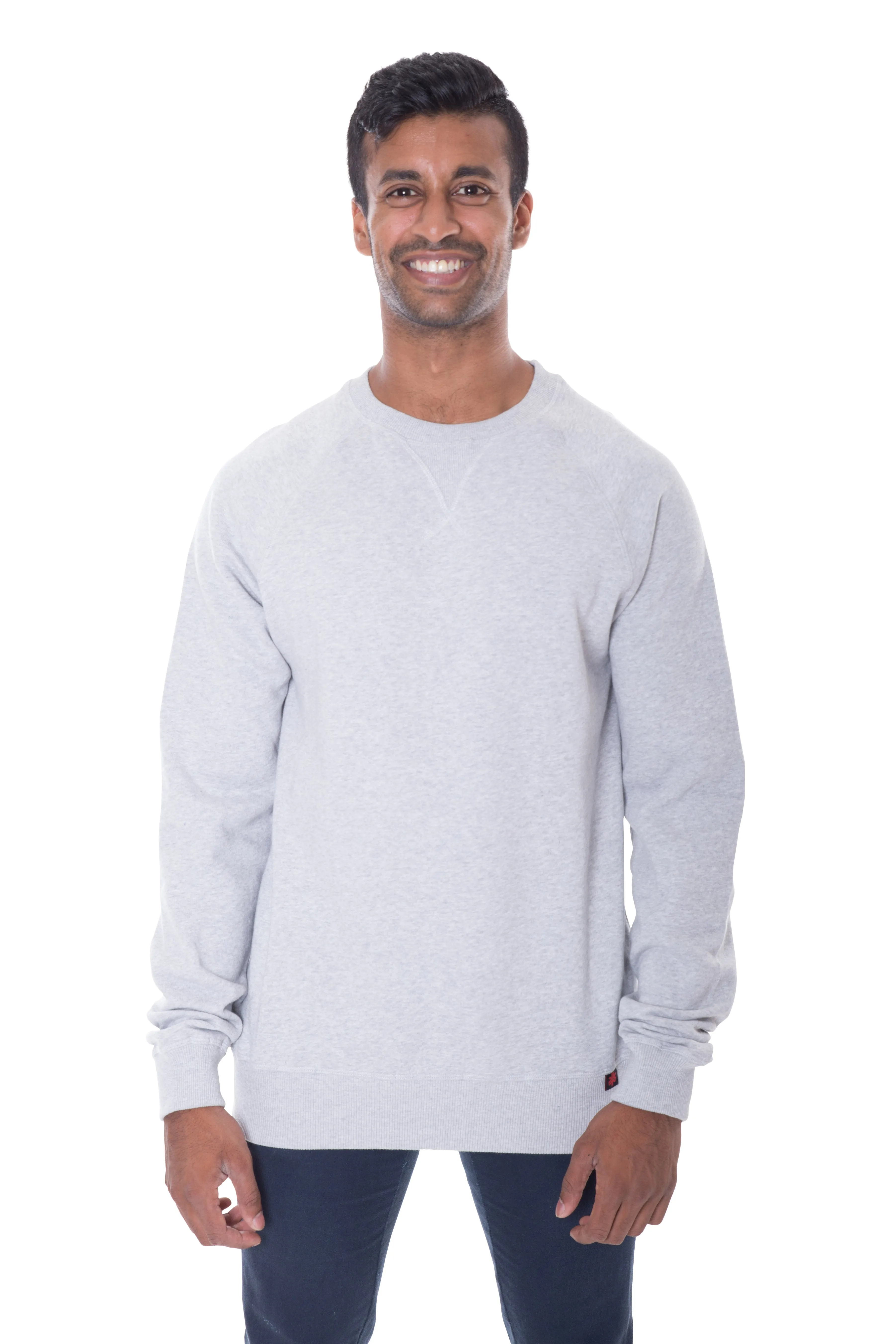 Crew Neck, Unisex Grey sold by Etiko product image thumbnail 3