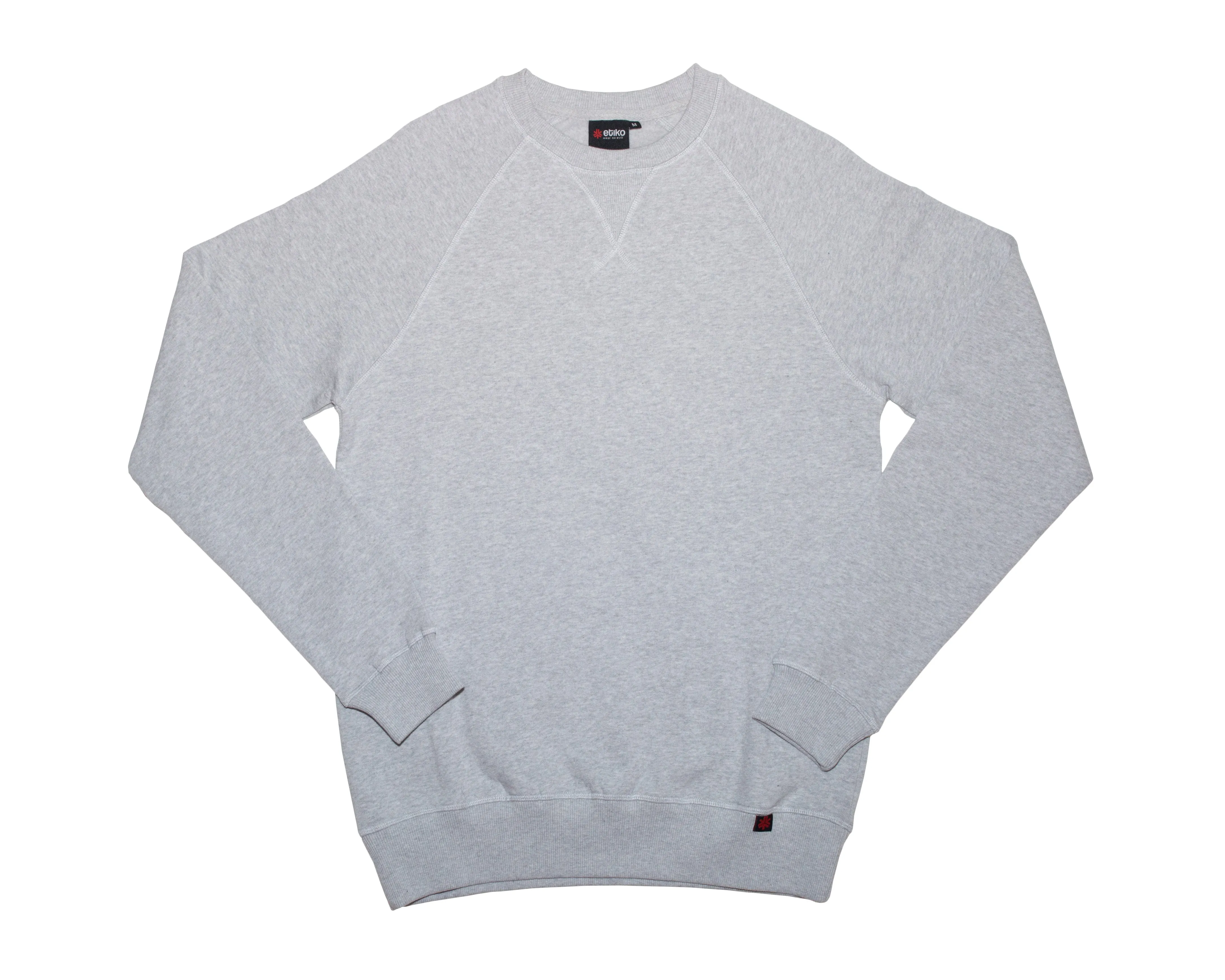 Crew Neck, Unisex Grey sold by Etiko product image thumbnail 2
