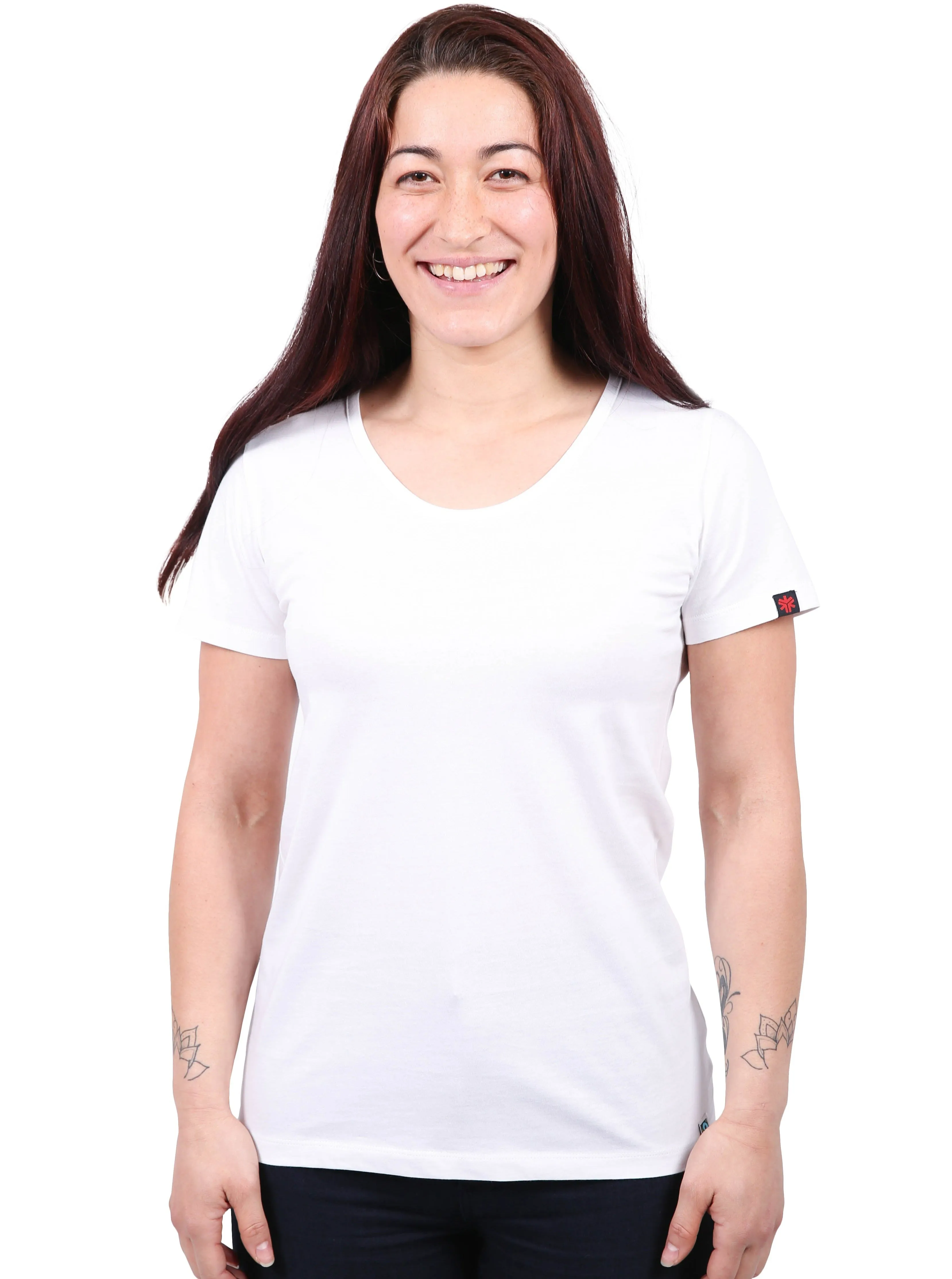 Round Neck T-shirt, Womens White sold by Etiko