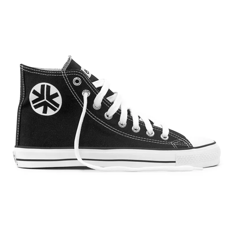 High Top Sneakers, Black & White sold by Etiko