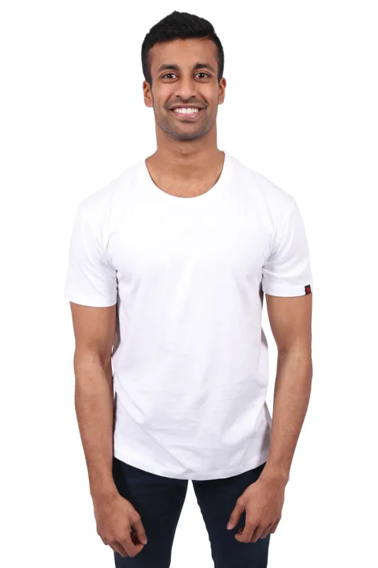 Round Neck T-shirt, Unisex White sold by Etiko