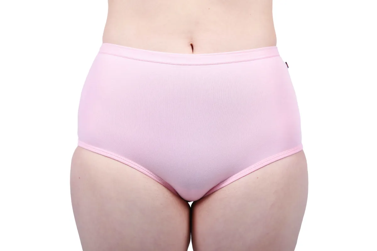 Full Brief Underwear, Pink sold by Etiko