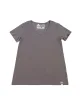 Round Neck T-shirt, Womens Charcoal sold by Etiko
