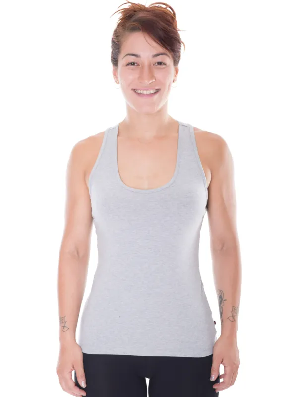 Racerback Singlet, Women's Grey sold by Etiko