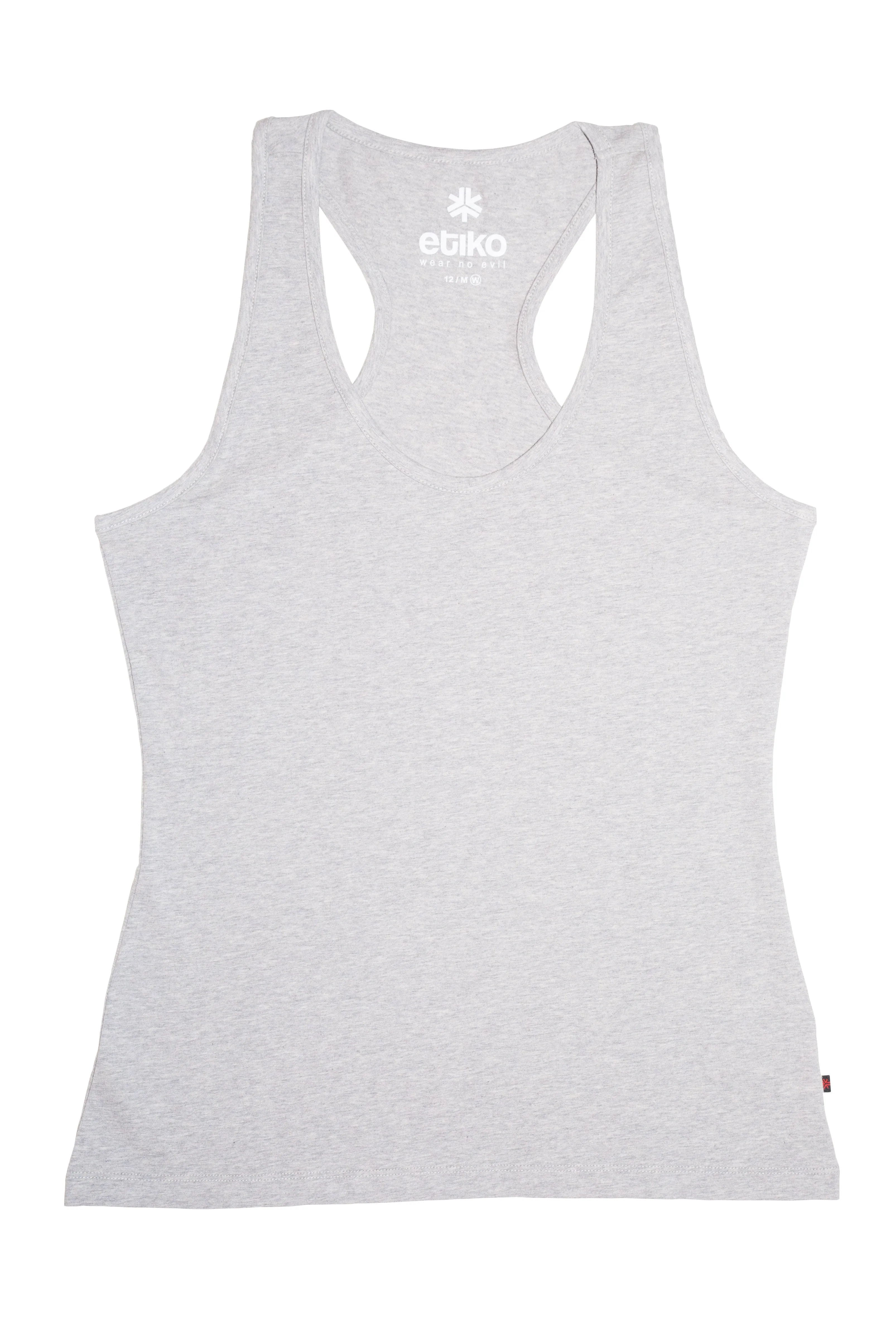 Racerback Singlet, Women's Grey sold by Etiko product image thumbnail 3