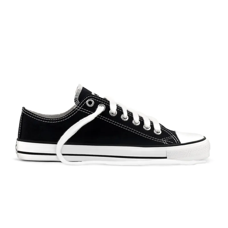 Low Cut Sneakers, Black & White sold by Etiko