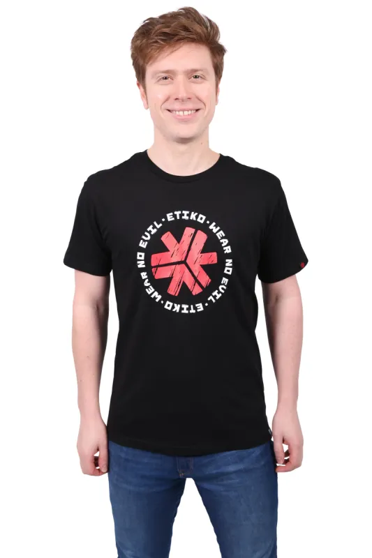 Wear No Evil 1.0 Printed T-shirt - Unisex Black sold by Etiko