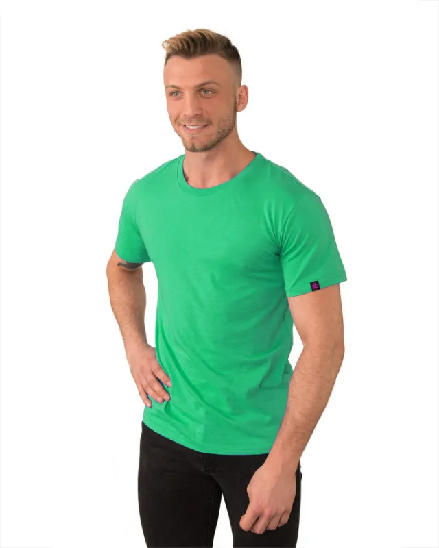 Round Neck T-shirt, Unisex Green sold by Etiko