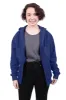 Zipped Hoodie, Unisex Navy sold by Etiko