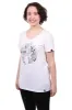 Zoo Hair Printed T-Shirt, Womens White sold by Etiko