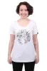 Zoo Hair Printed T-Shirt, Womens White sold by Etiko