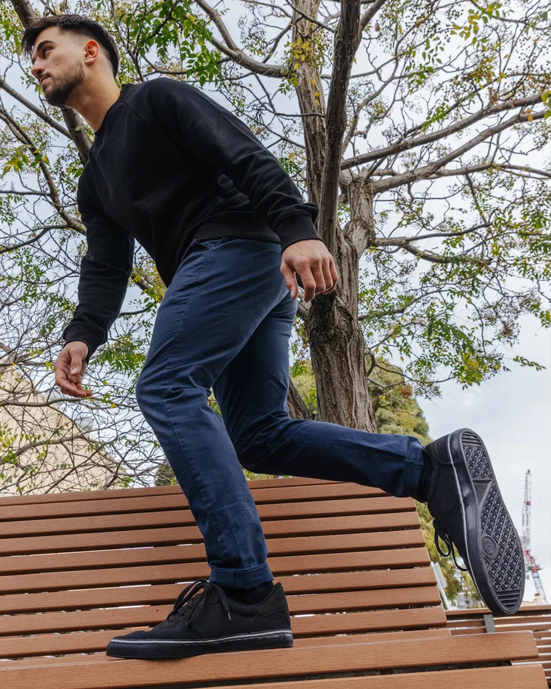 Hemp Sneakers, All Black sold by Etiko product image thumbnail 3