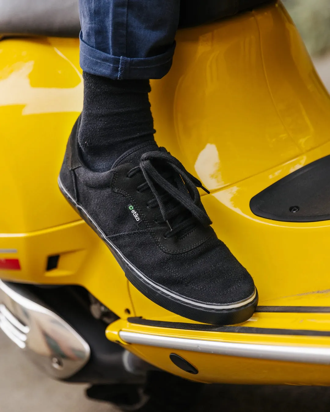 Hemp Sneakers, All Black sold by Etiko product image thumbnail 2