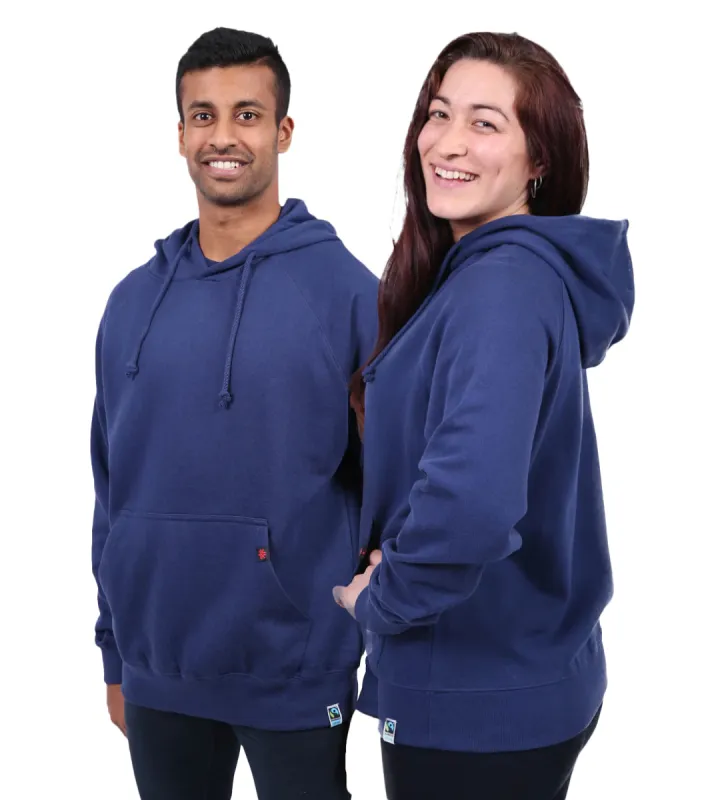 Pullover Hoodie, Navy sold by Etiko