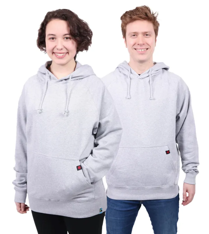 Pullover Hoodie, Unisex Grey sold by Etiko