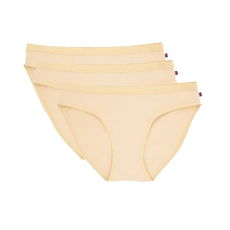 Bikini Underwear, Latte - 3 pack sold by Etiko