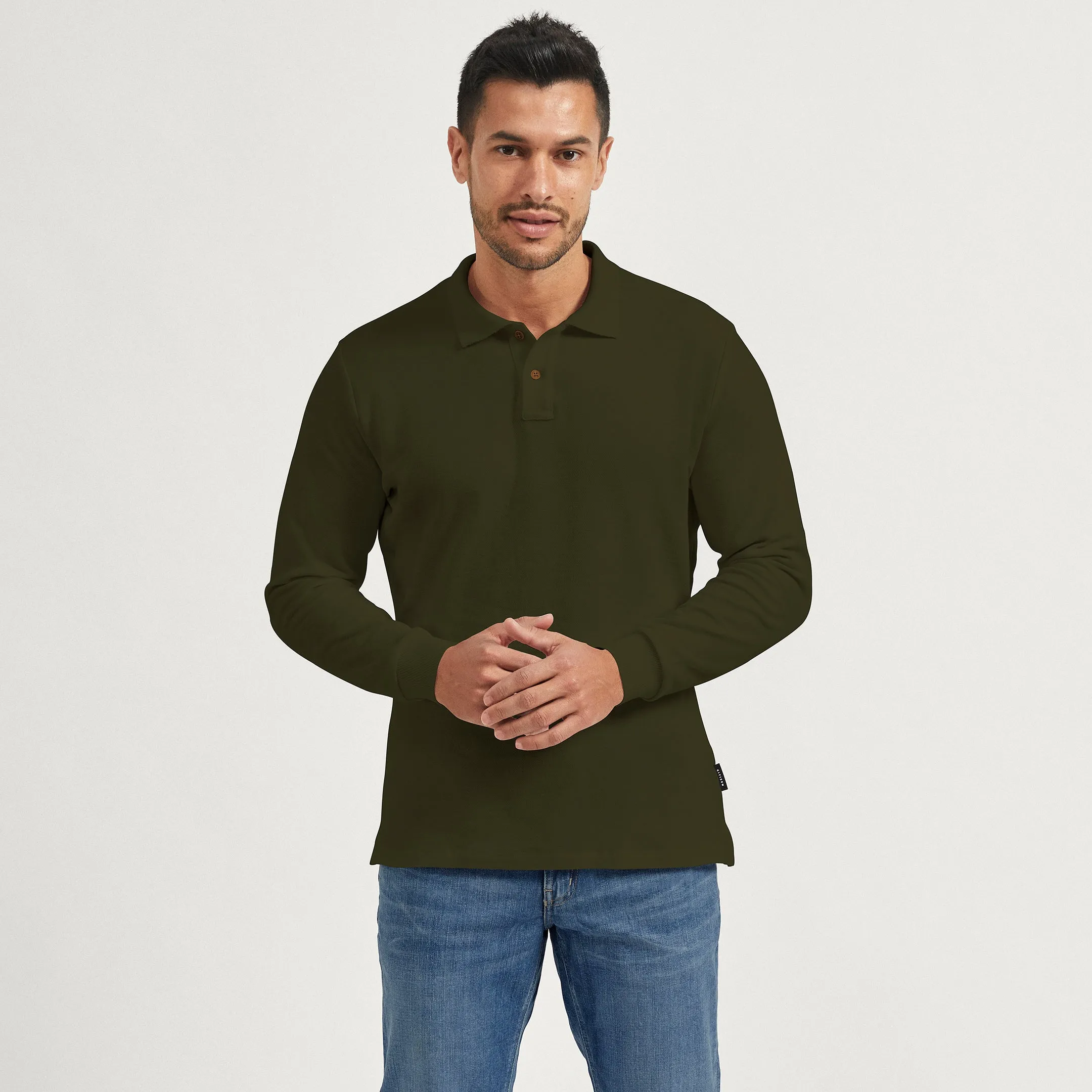 The Long Pique Polo sold by Citizen Wolf product image thumbnail 3