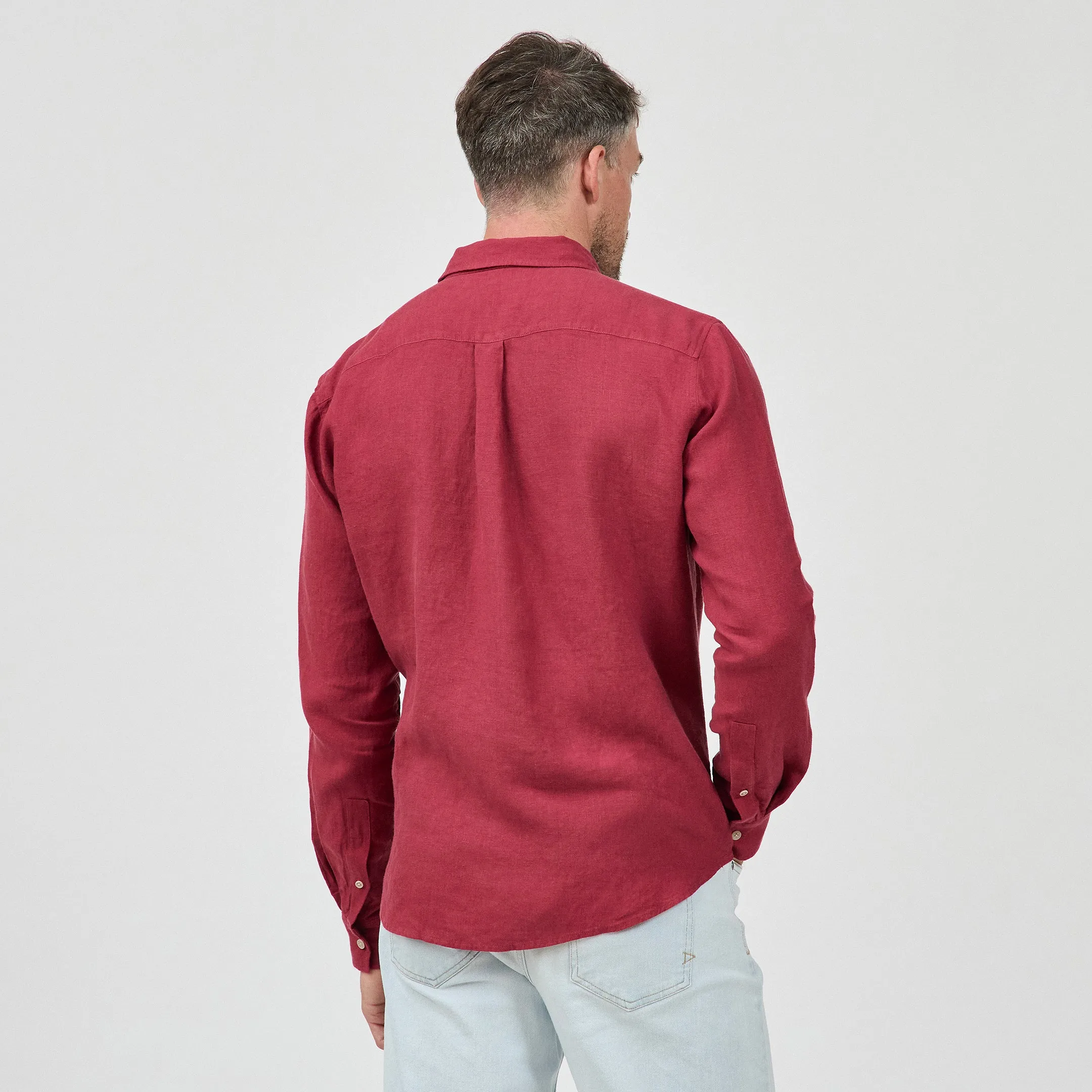 Men's Linen Shirt sold by Citizen Wolf product image thumbnail 2