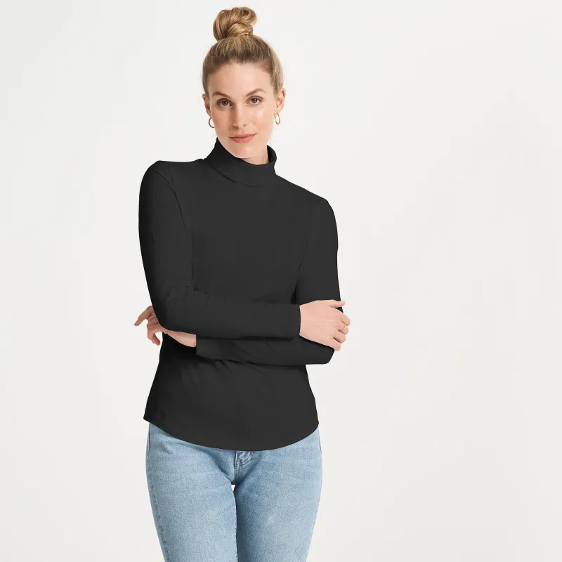 Cotton LS Turtleneck Tee sold by Citizen Wolf
