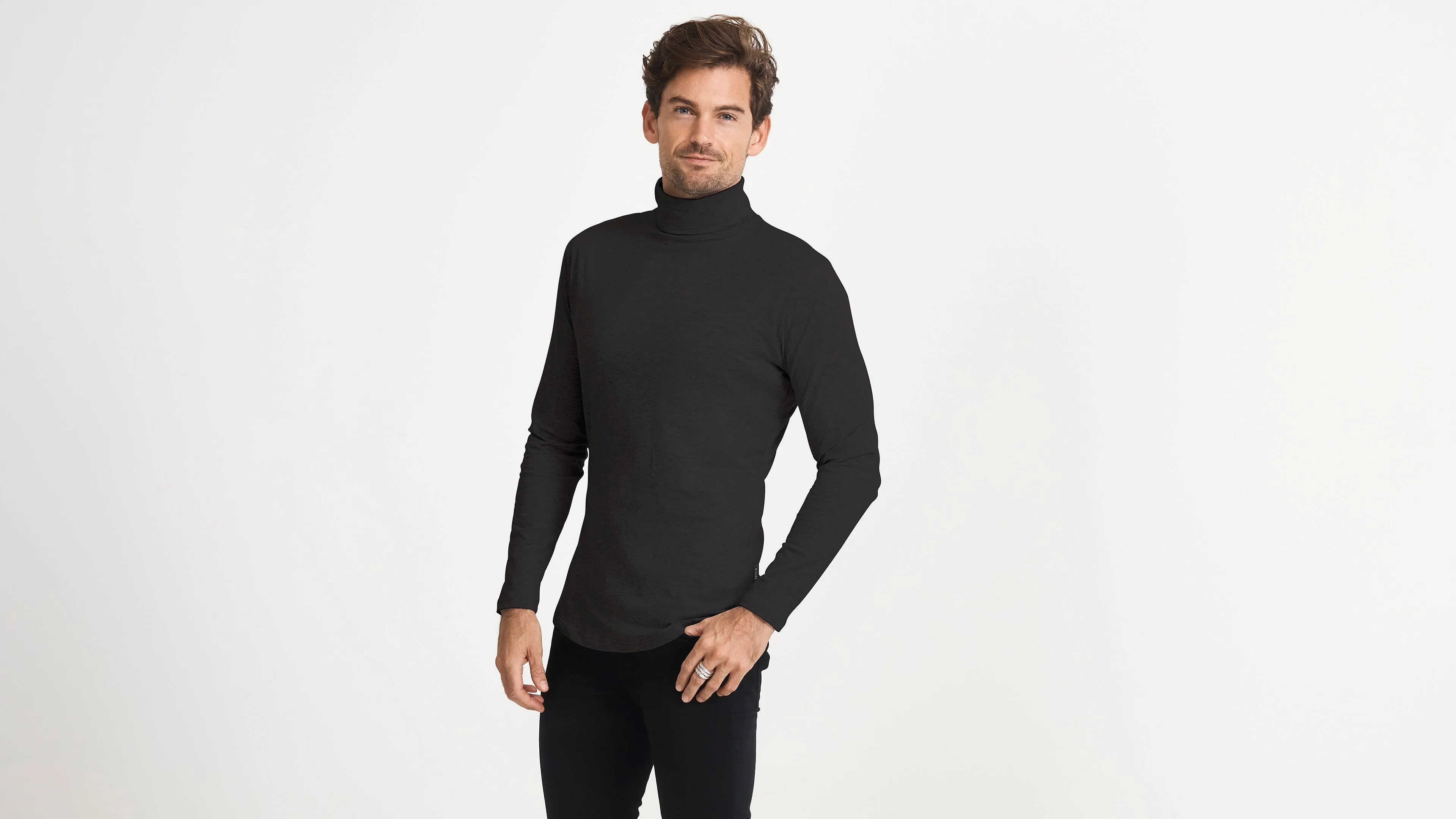 Cotton LS Turtleneck Tee sold by Citizen Wolf product image thumbnail 2