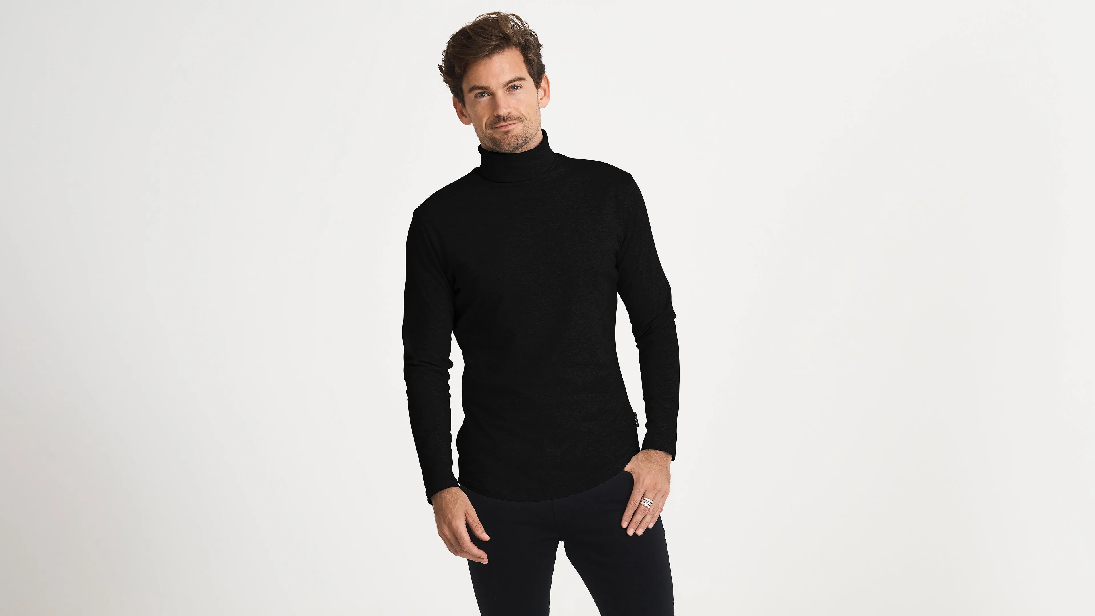 Cotton LS Turtleneck Tee sold by Citizen Wolf product image thumbnail 5