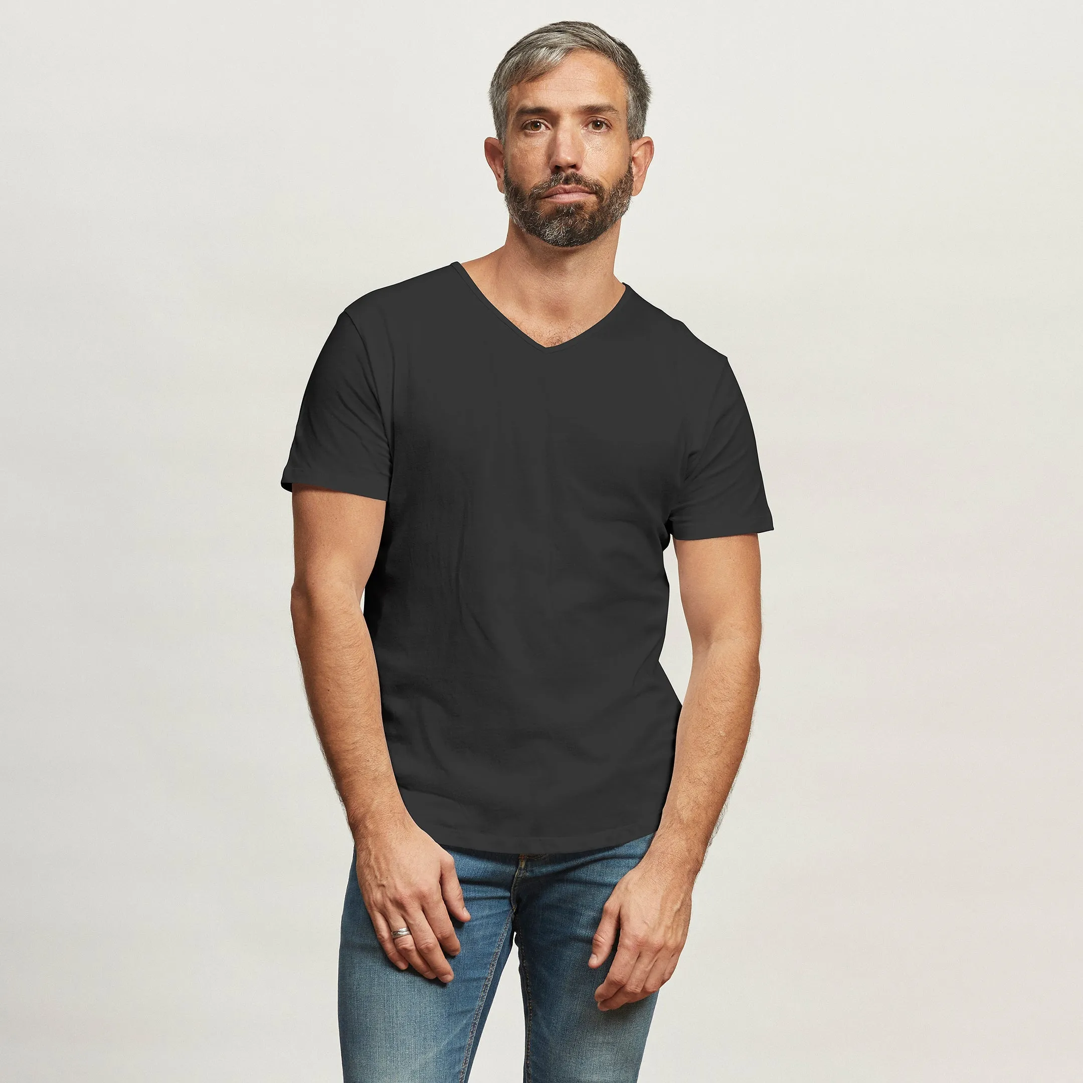 Cotton V-Neck Tee sold by Citizen Wolf